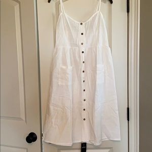 Brand new white midi dress